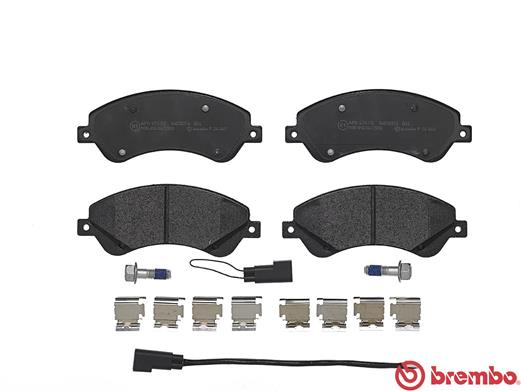 A.B.S. P 24 065 BREMBO Bremsbelagsatz, Scheibenbremse
